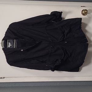 Black light weight hooded jacket